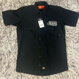 NWT, Men’s Size S, Black Dickies Sturgis Shirt